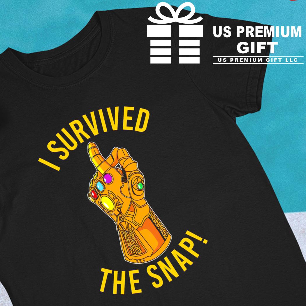 I survived hot sale thanos shirt