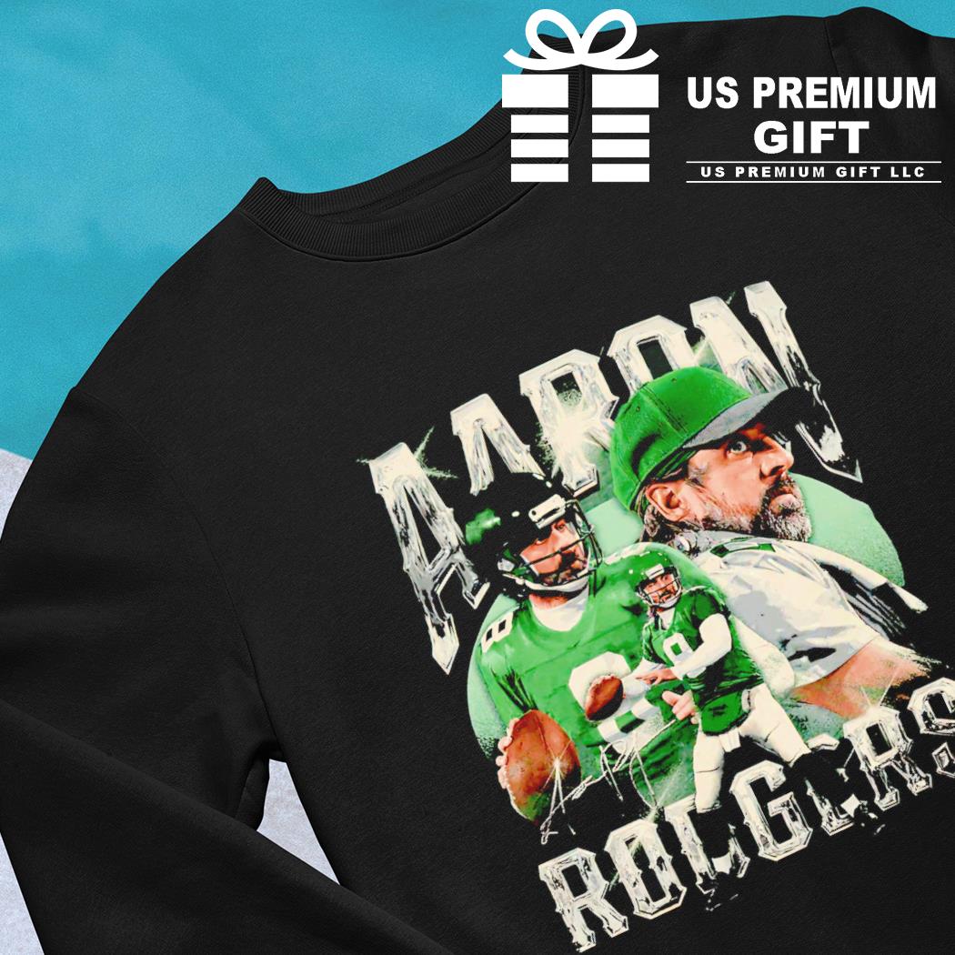 Aaron Rodgers Shirt, New York Football Men's Cotton T-Shirt