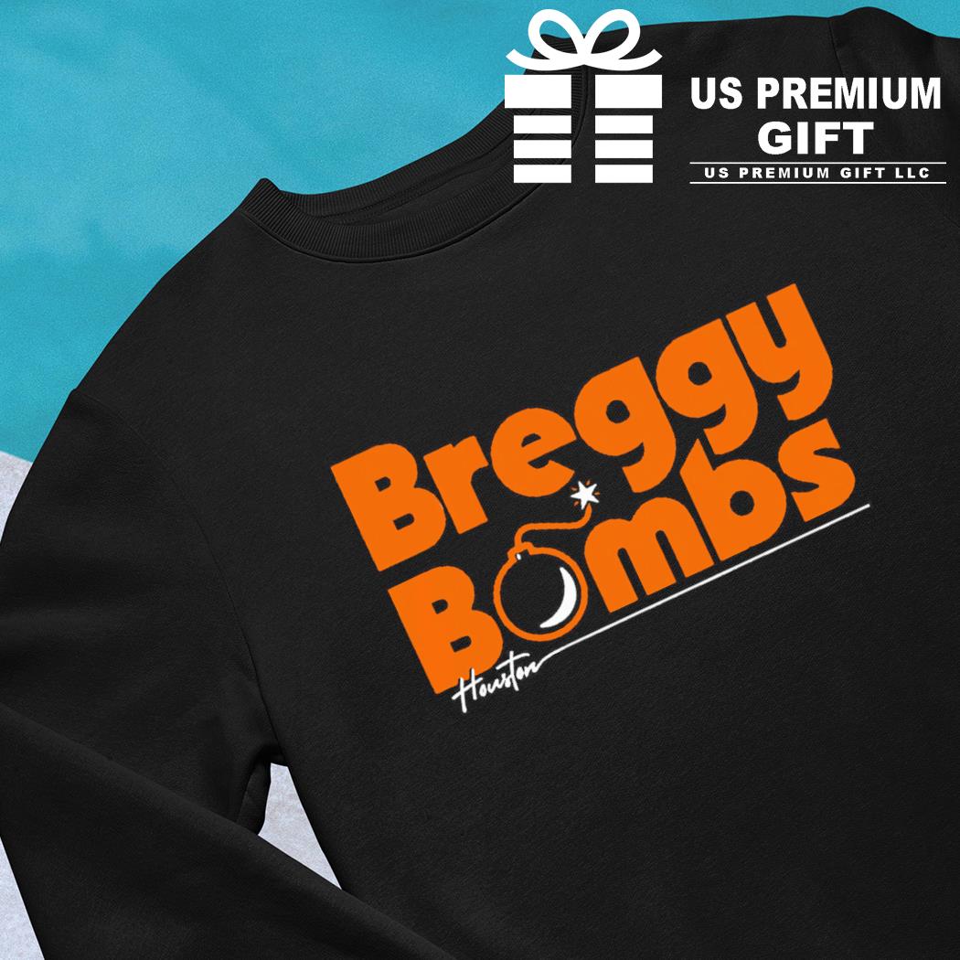 Alex Bregman Houston Astros baseball Breggy bombs logo shirt, hoodie,  sweater, long sleeve and tank top