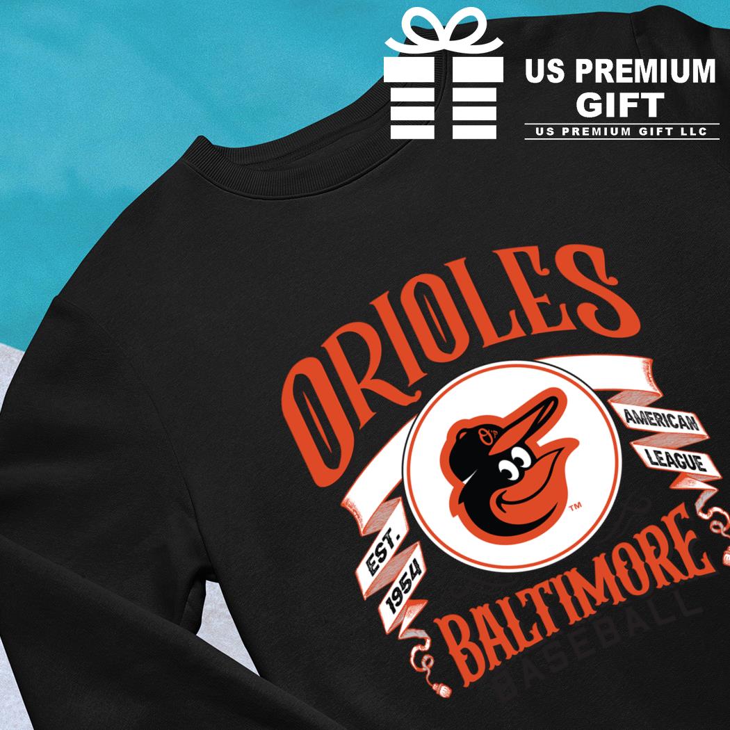 Baltimore Orioles baseball est. 1954 American league logo shirt