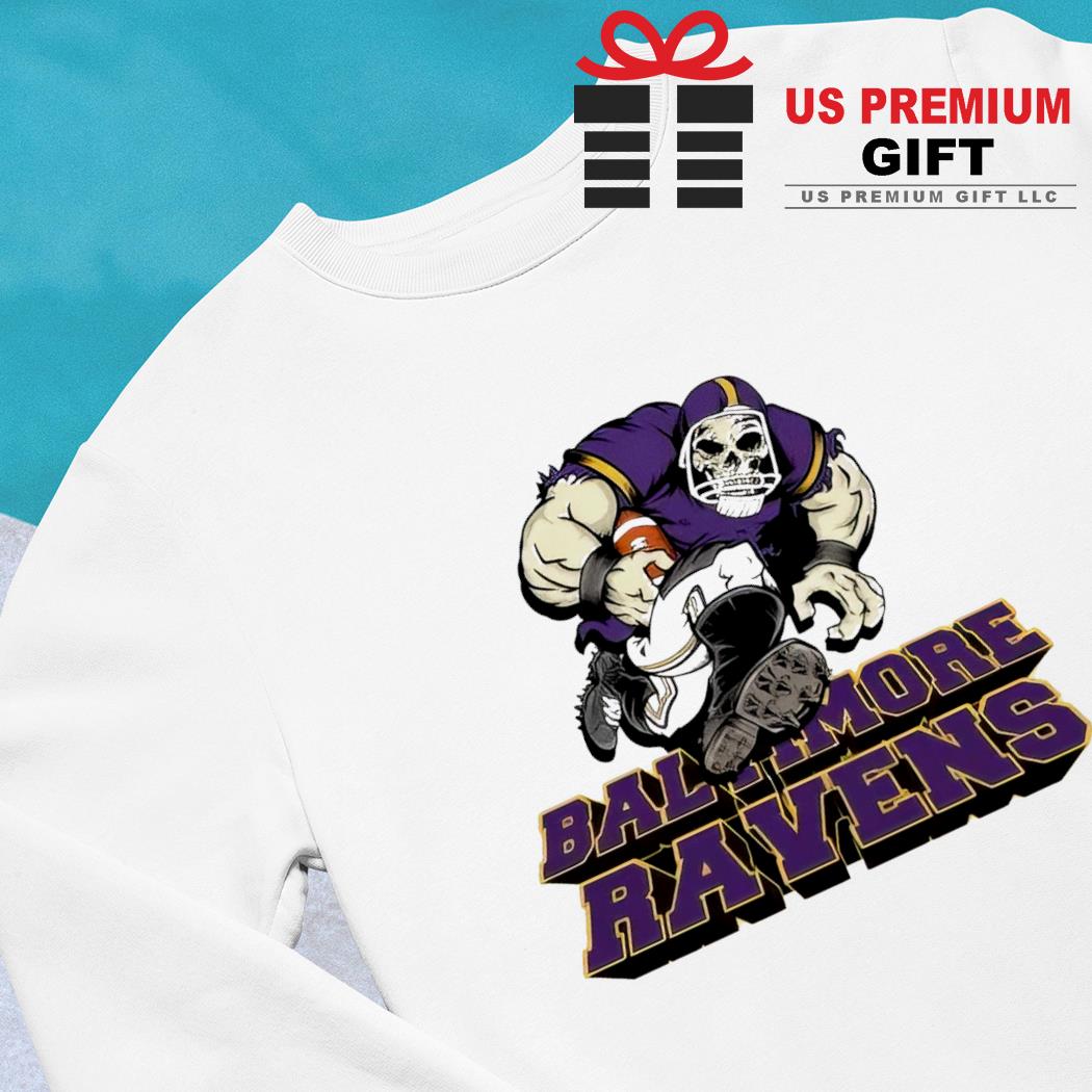 Baltimore Ravens football Troll Zombie player cartoon shirt, hoodie,  sweater, long sleeve and tank top