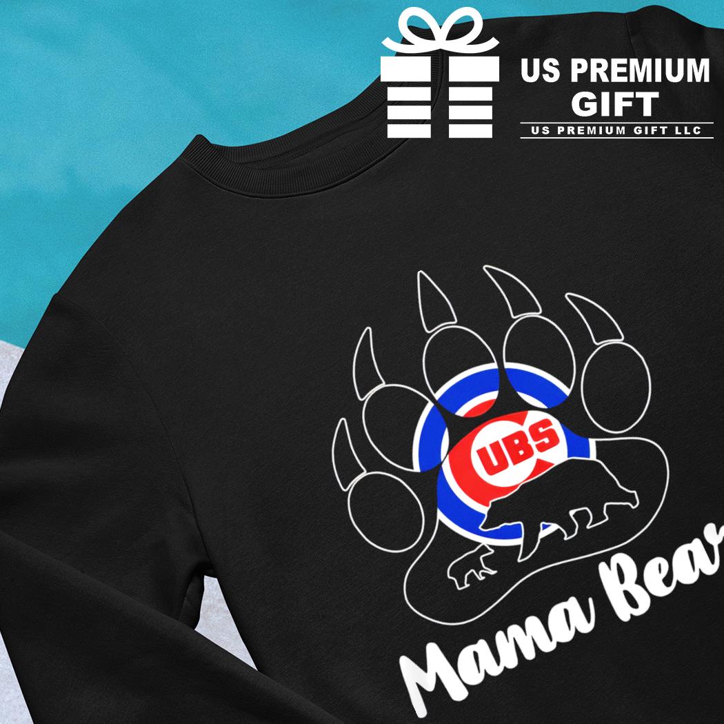 Chicago Cubs baseball mama bear logo shirt, hoodie, sweater, long sleeve  and tank top
