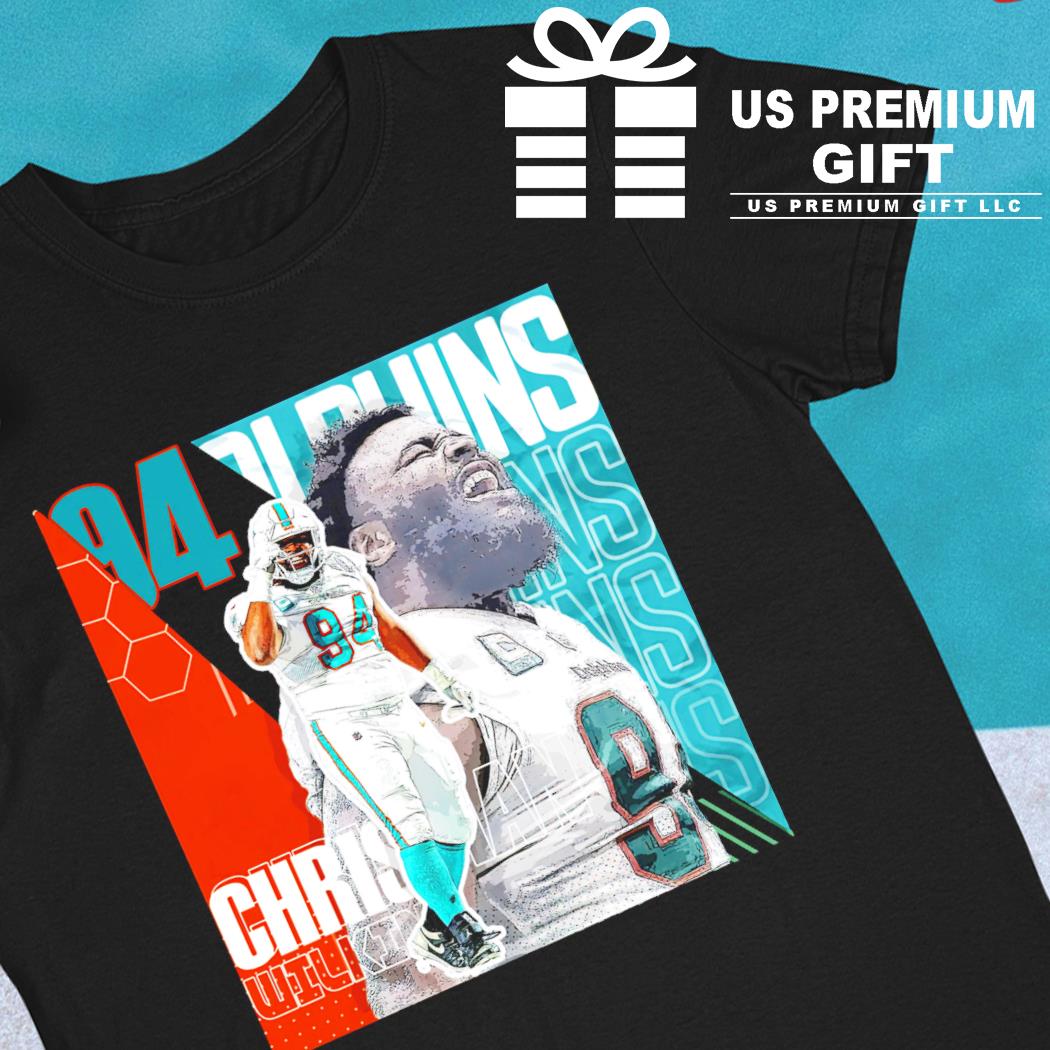 Christian Wilkins 94 Miami Dolphins football player pose poster gift shirt,  hoodie, sweater, long sleeve and tank top