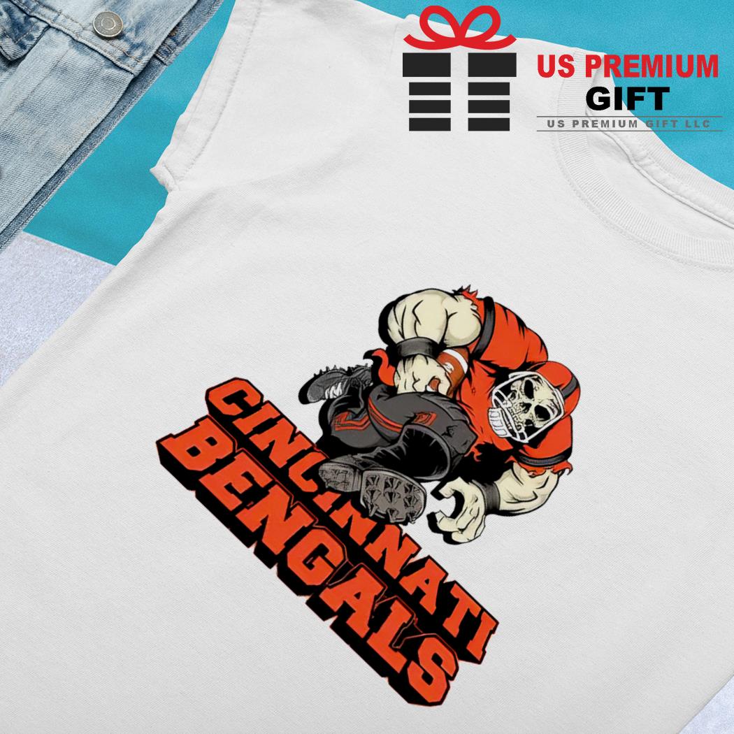 Top cincinnati Bengals football Troll Zombie player cartoon shirt, hoodie,  sweater, long sleeve and tank top