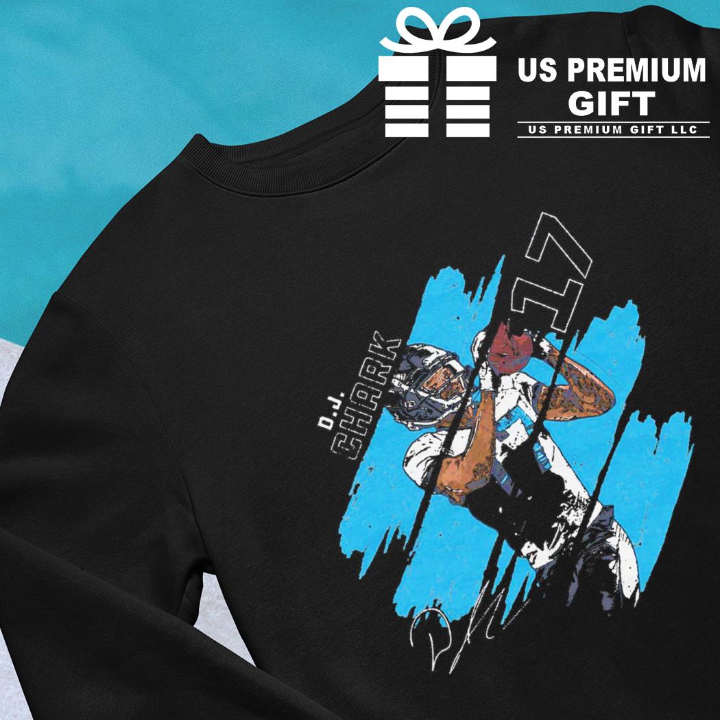 D.J. Chark Jr. 17 Carolina Panthers football action pose signature shirt,  hoodie, sweater, long sleeve and tank top