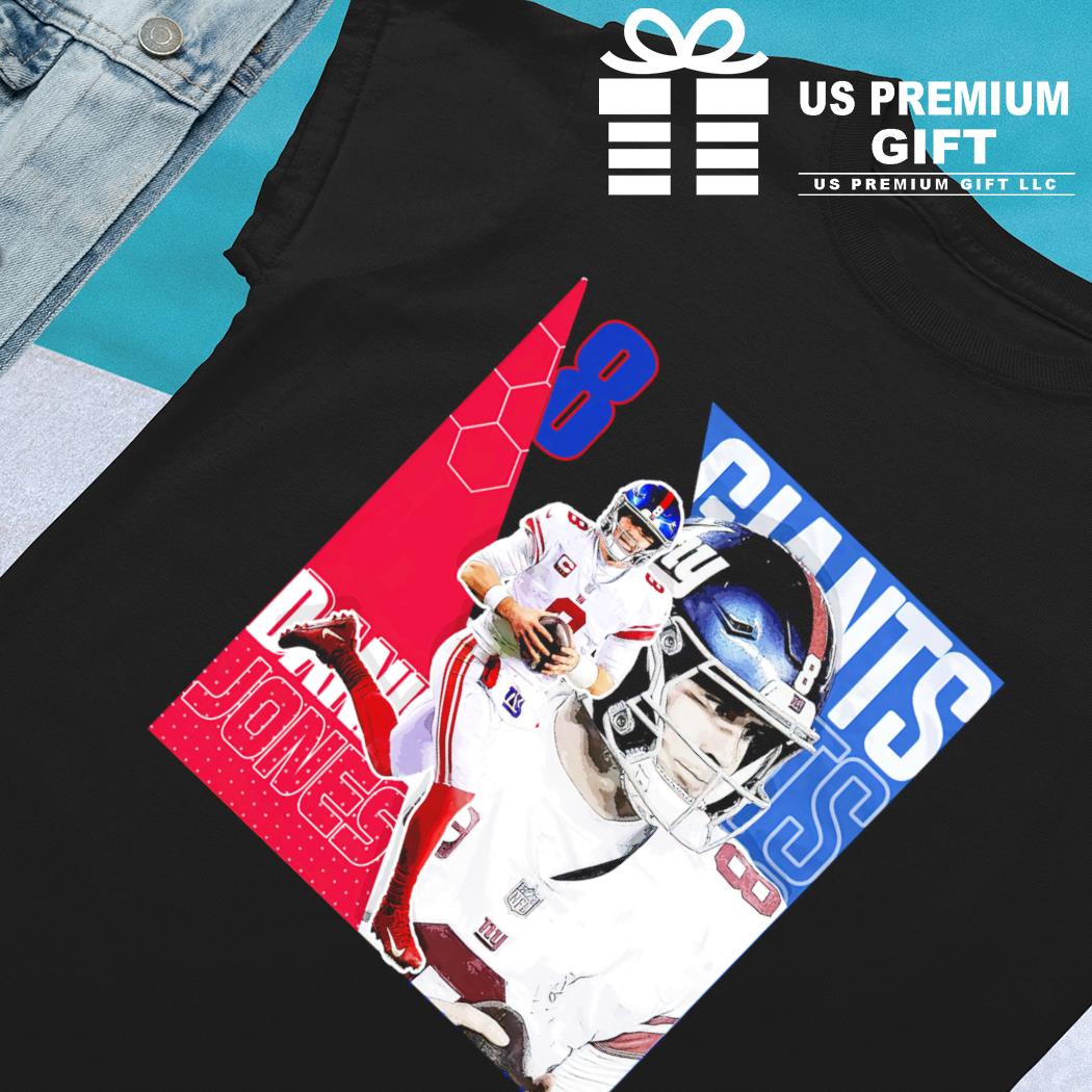 Daniel Jones 8 New York Giants football player poster shirt, hoodie,  sweater, long sleeve and tank top