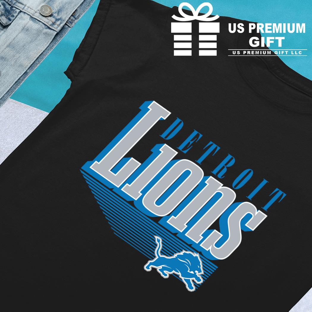 DETROIT LIONS Short Sleeve Cotton T- Shirt Gift Men All Size S to 3XL