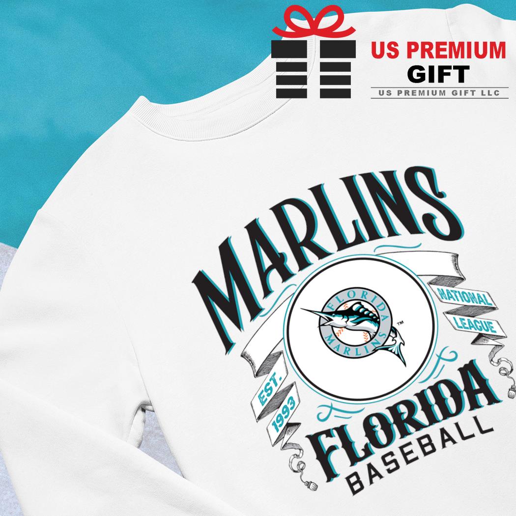 Florida Marlins baseball est. 1993 national league logo shirt, hoodie,  sweater, long sleeve and tank top