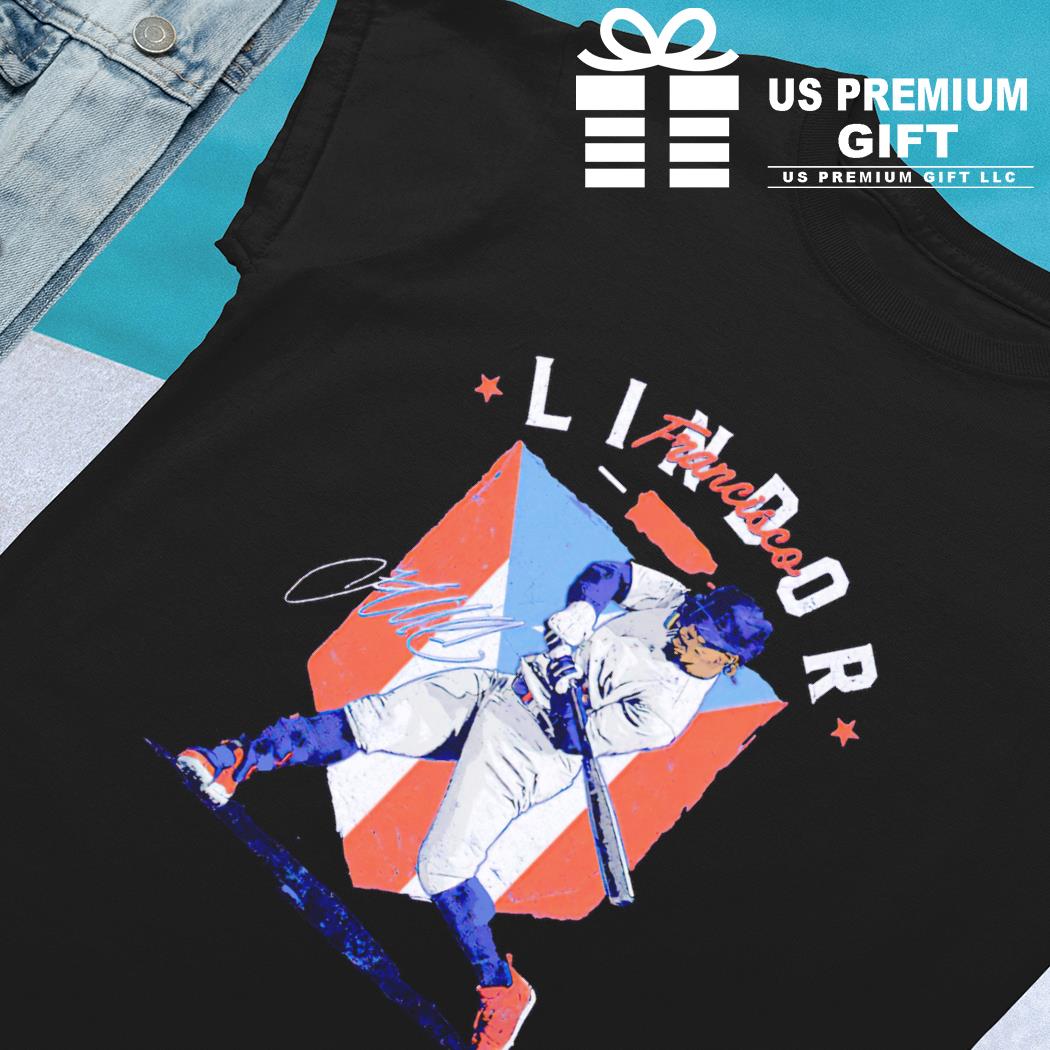 Francisco Lindor New York Mets baseball country flag signature shirt,  hoodie, sweater, long sleeve and tank top