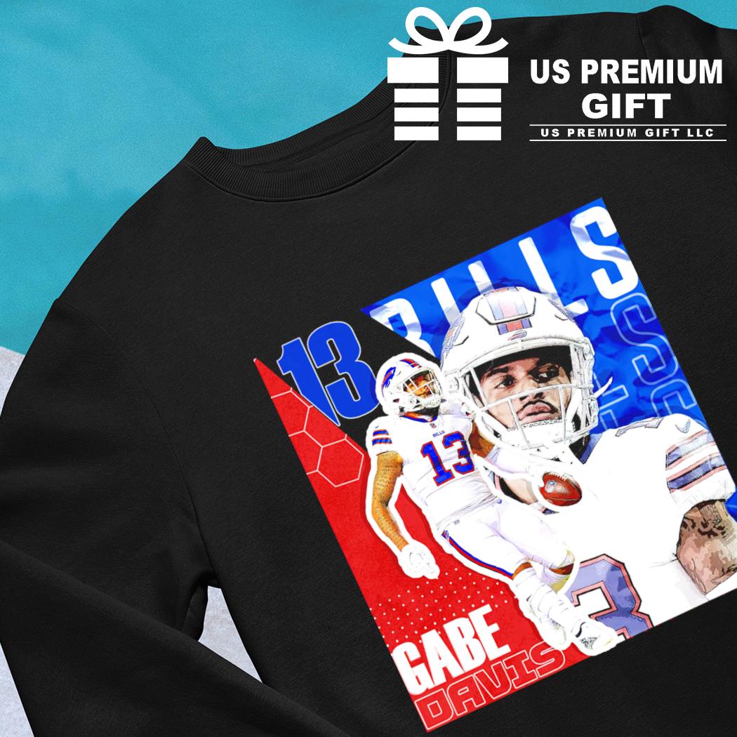 Gabe Davis 13 Buffalo Bills football player poster shirt, hoodie, sweater,  long sleeve and tank top