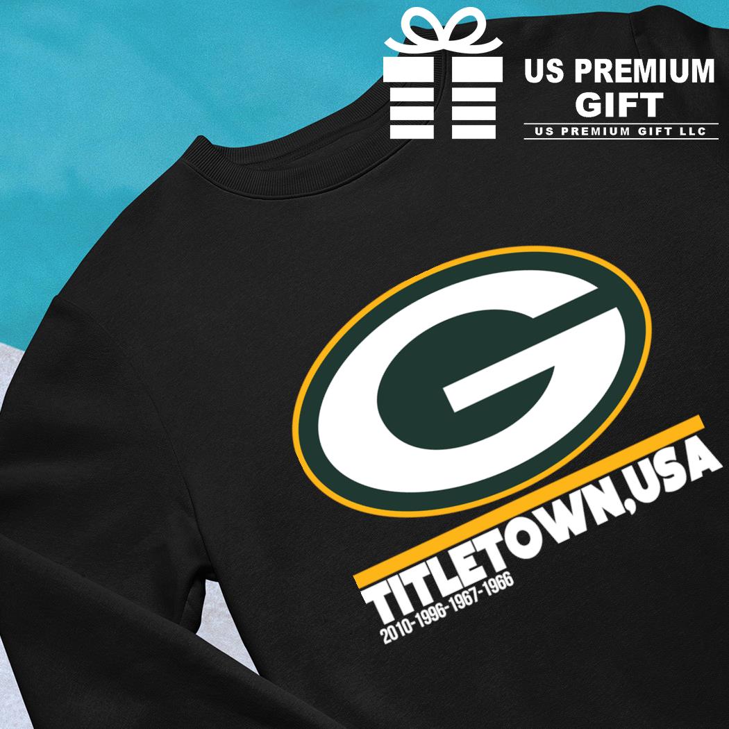 Green Bay packers titletown USA logo shirt, hoodie, sweater, long sleeve  and tank top