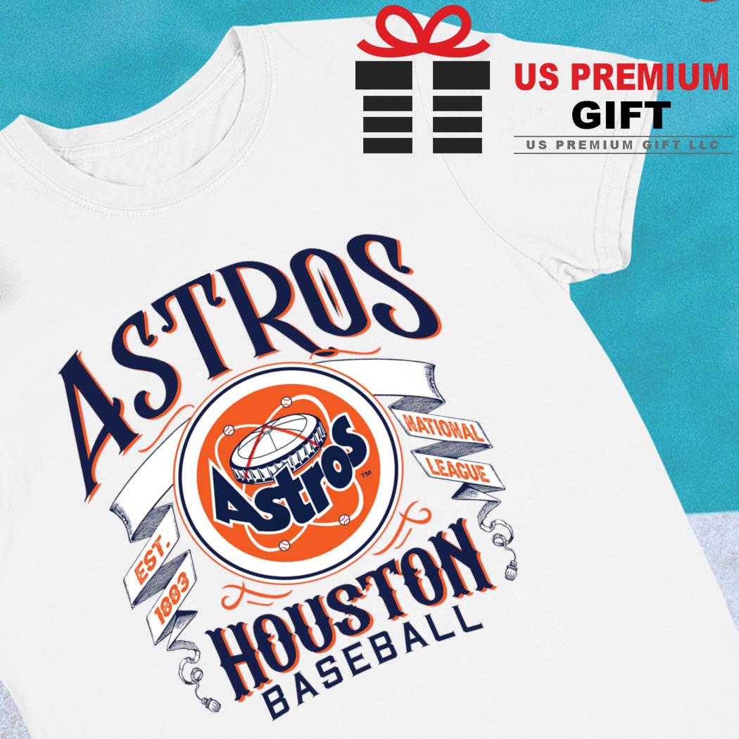 Houston Astros baseball est. 1883 national league logo shirt
