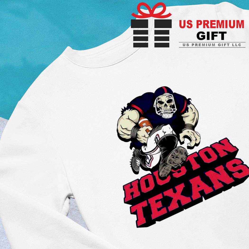 Original houston Texans football Troll Zombie player cartoon shirt