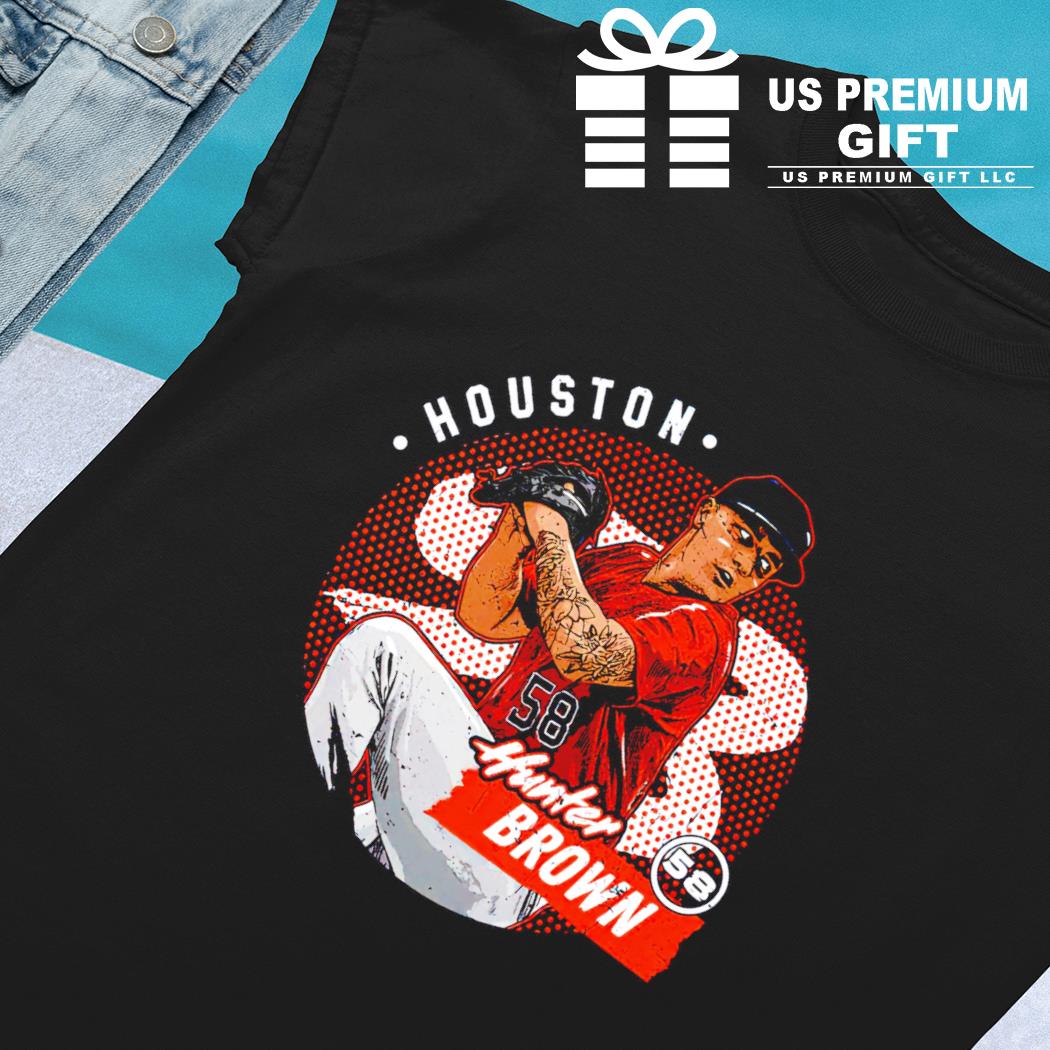 Hunter Brown 58 Houston Astros baseball dots 2023 shirt, hoodie