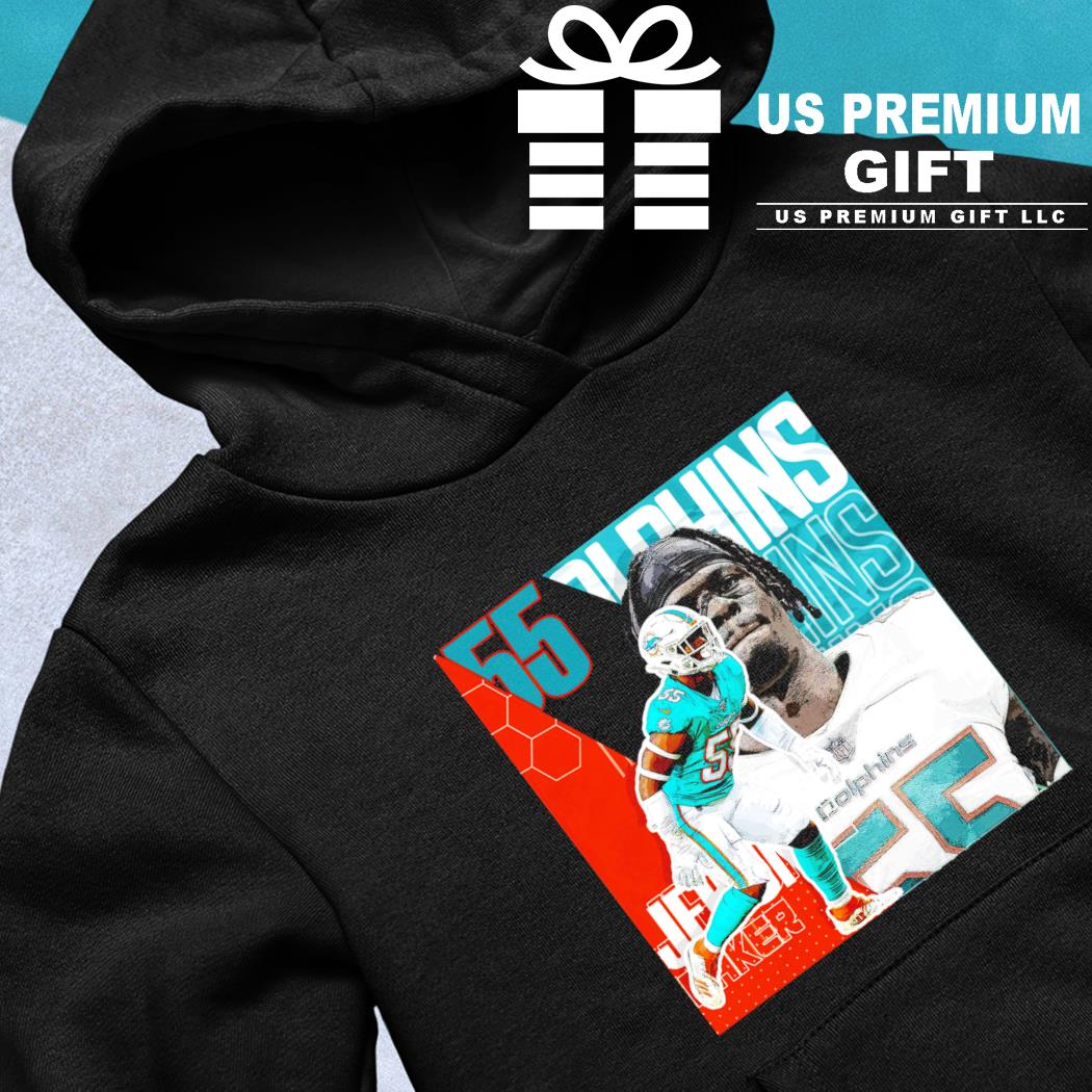 Jerome Baker 55 Miami Dolphins football player poster shirt, hoodie,  sweater, long sleeve and tank top