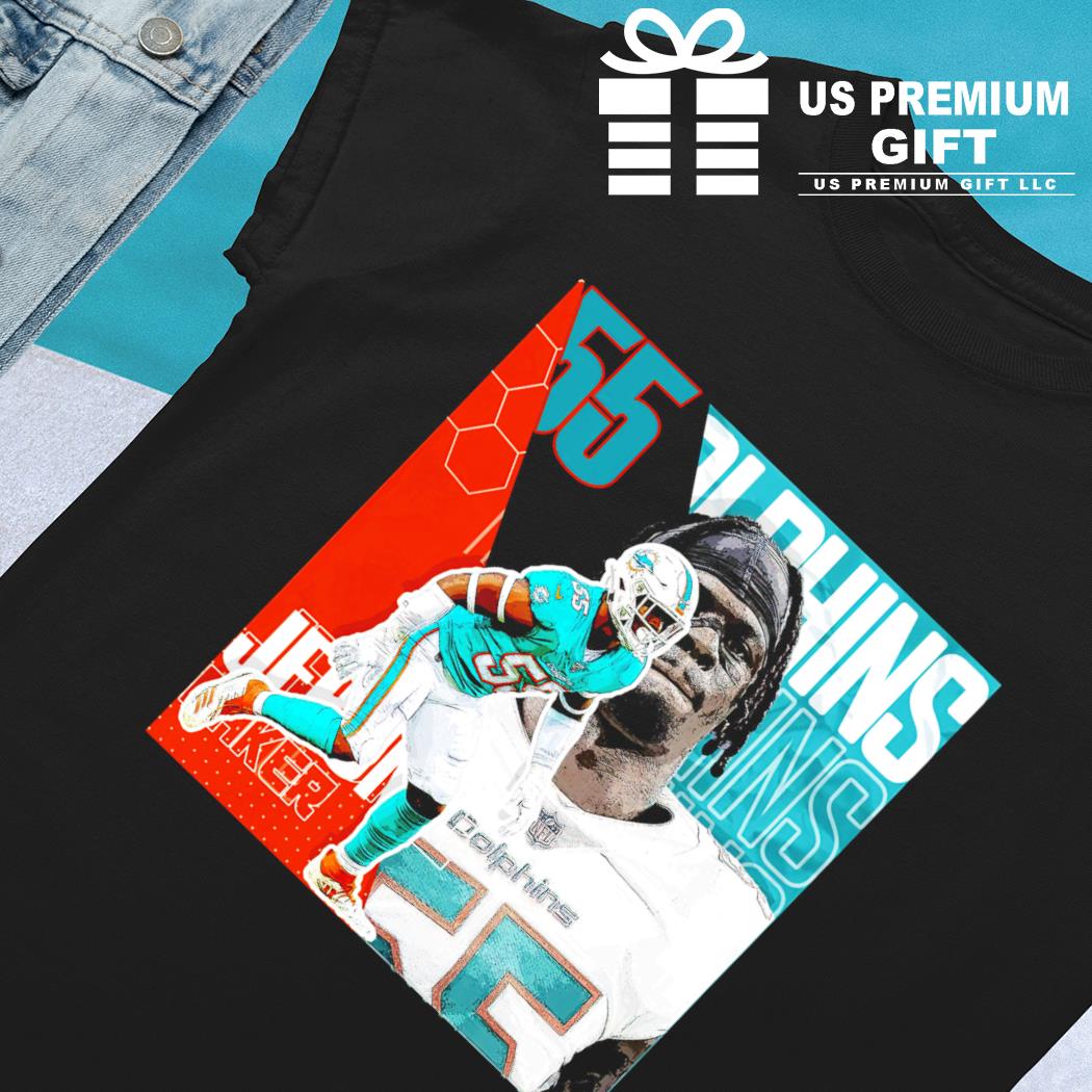 Jerome Baker 55 Miami Dolphins football player poster shirt, hoodie,  sweater, long sleeve and tank top