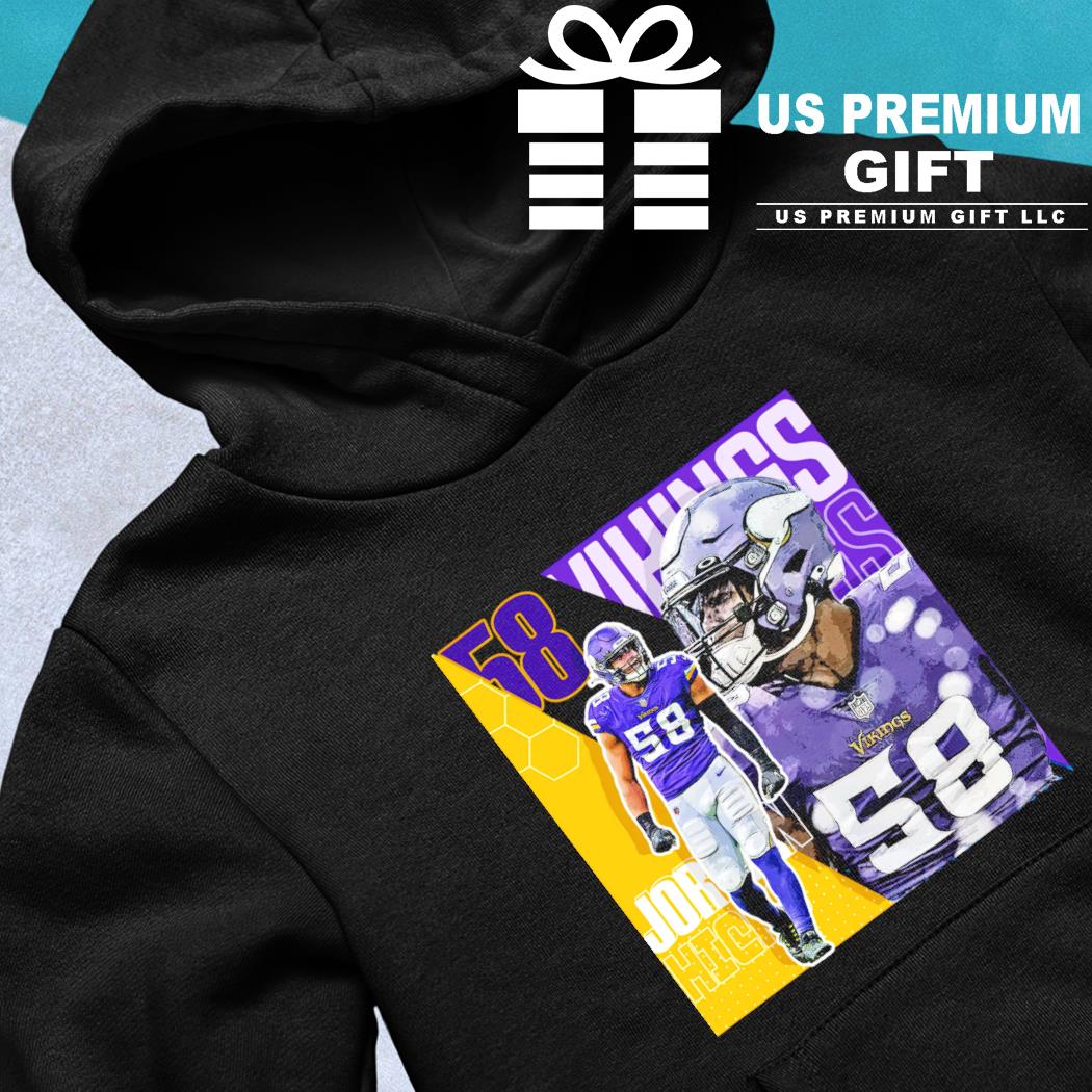 Jordan Hicks 58 Minnesota Vikings football player poster shirt