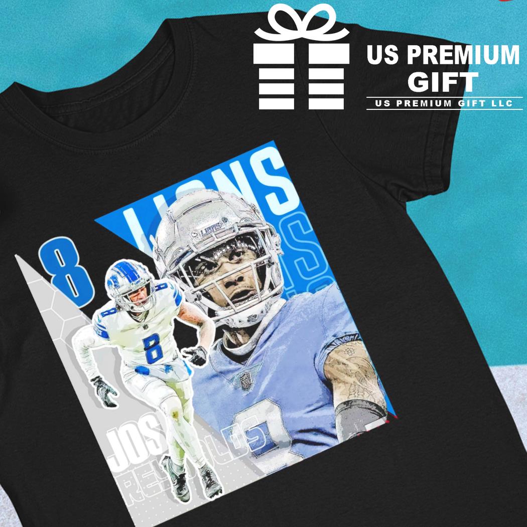 Awesome Josh Reynolds Football Paper Poster Lions 6 Slim fit T-shirt