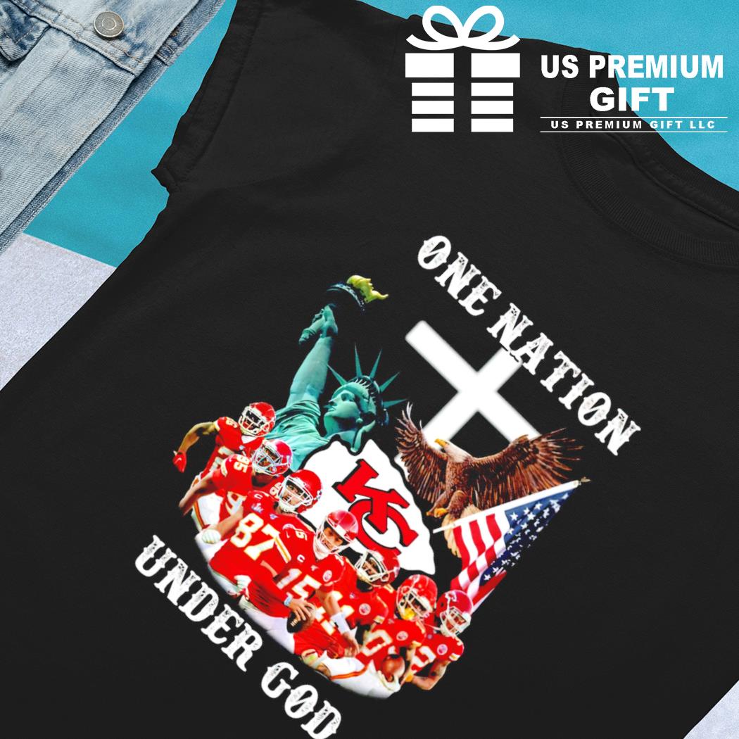 Kansas City Chiefs One Nation Under God T-shirt 