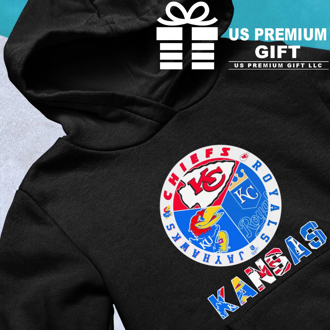 Premium Kansas jayhawks Chiefs royals logo shirt, hoodie, sweater