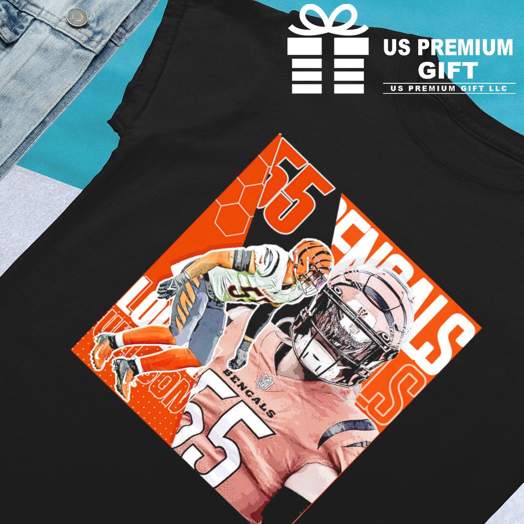 Logan Wilson 55 Cincinnati Bengals football player poster shirt, hoodie,  sweater, long sleeve and tank top