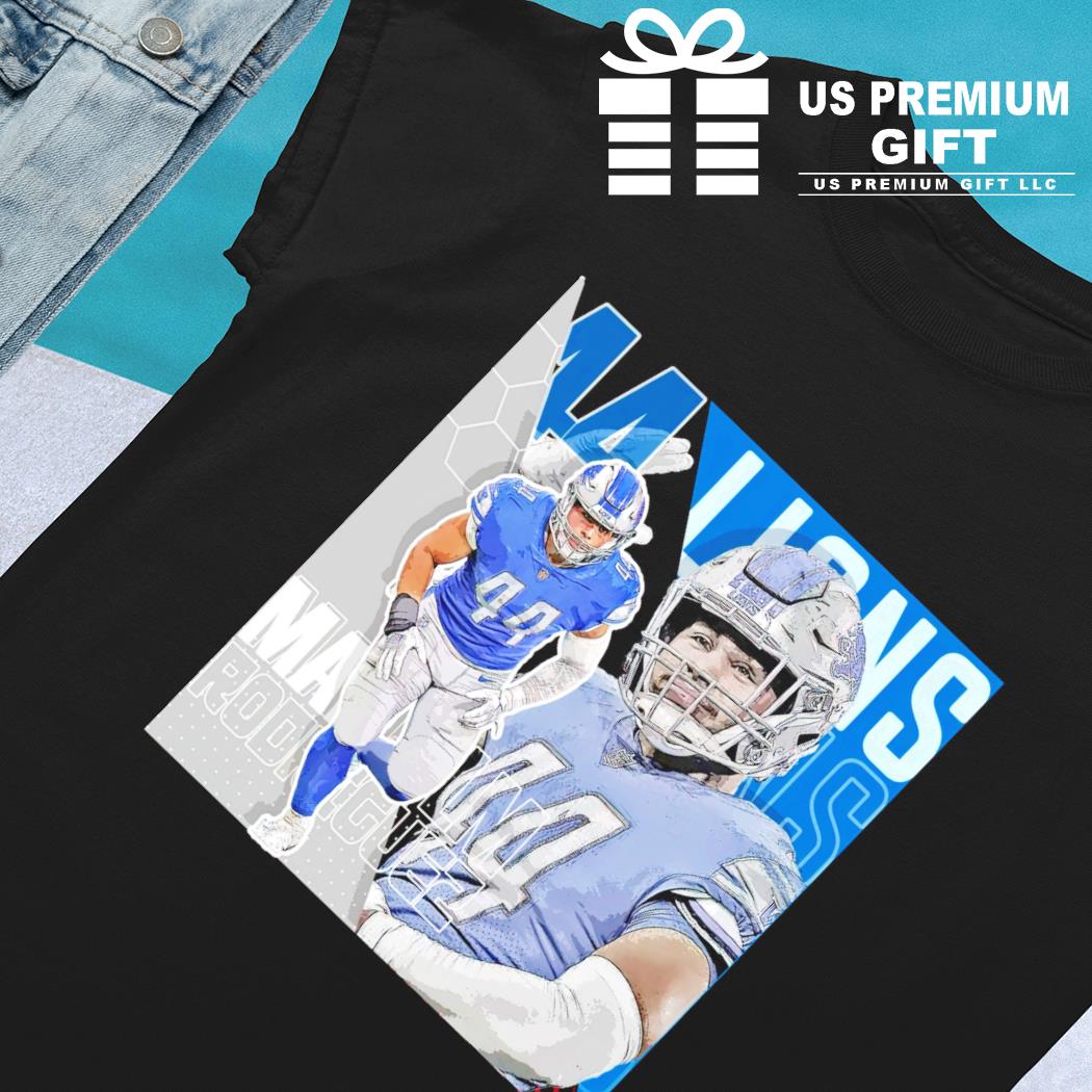 Malcolm Rodriguez 44 Detroit Lions football player poster shirt, hoodie,  sweater, long sleeve and tank top
