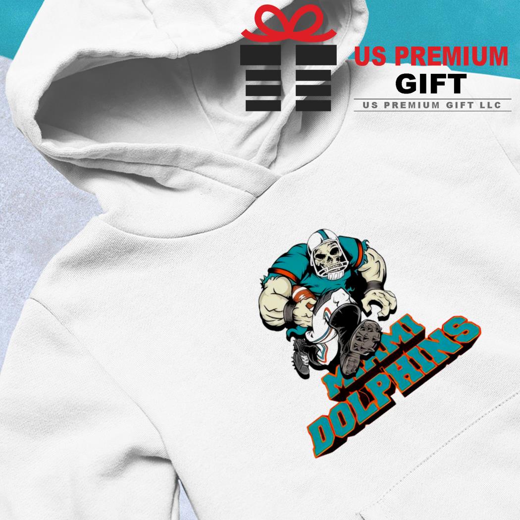 Miami Dolphins football Troll Zombie player cartoon shirt, hoodie