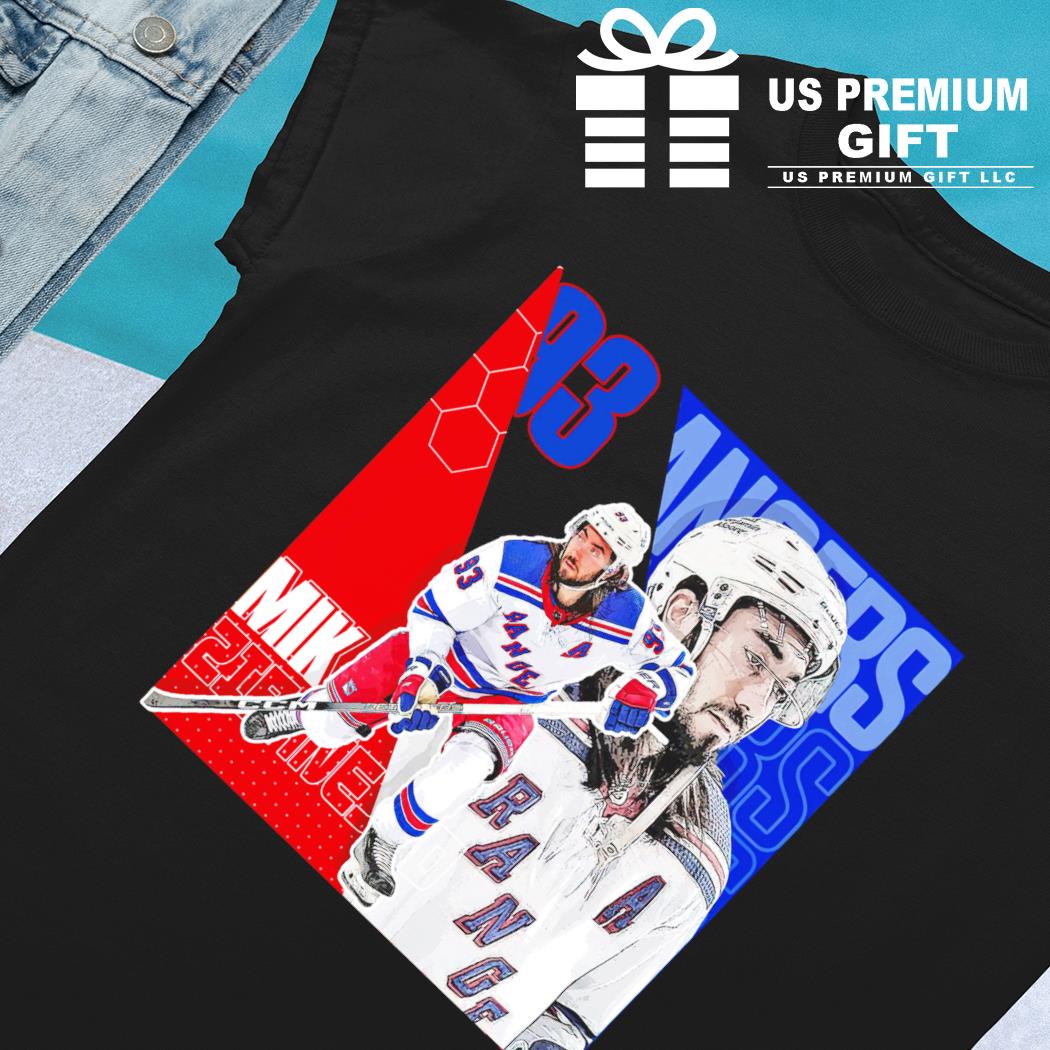 Mika Zibanejad 93 New York Rangers ice hockey player poster shirt