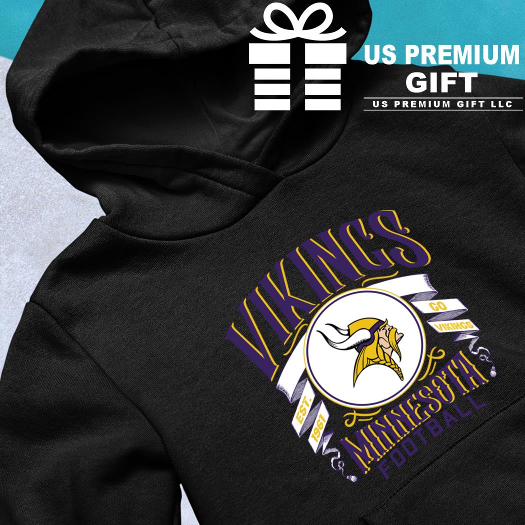 Minnesota Vikings football est 1961 go Vikings logo shirt, hoodie, sweater  and v-neck t-shirt