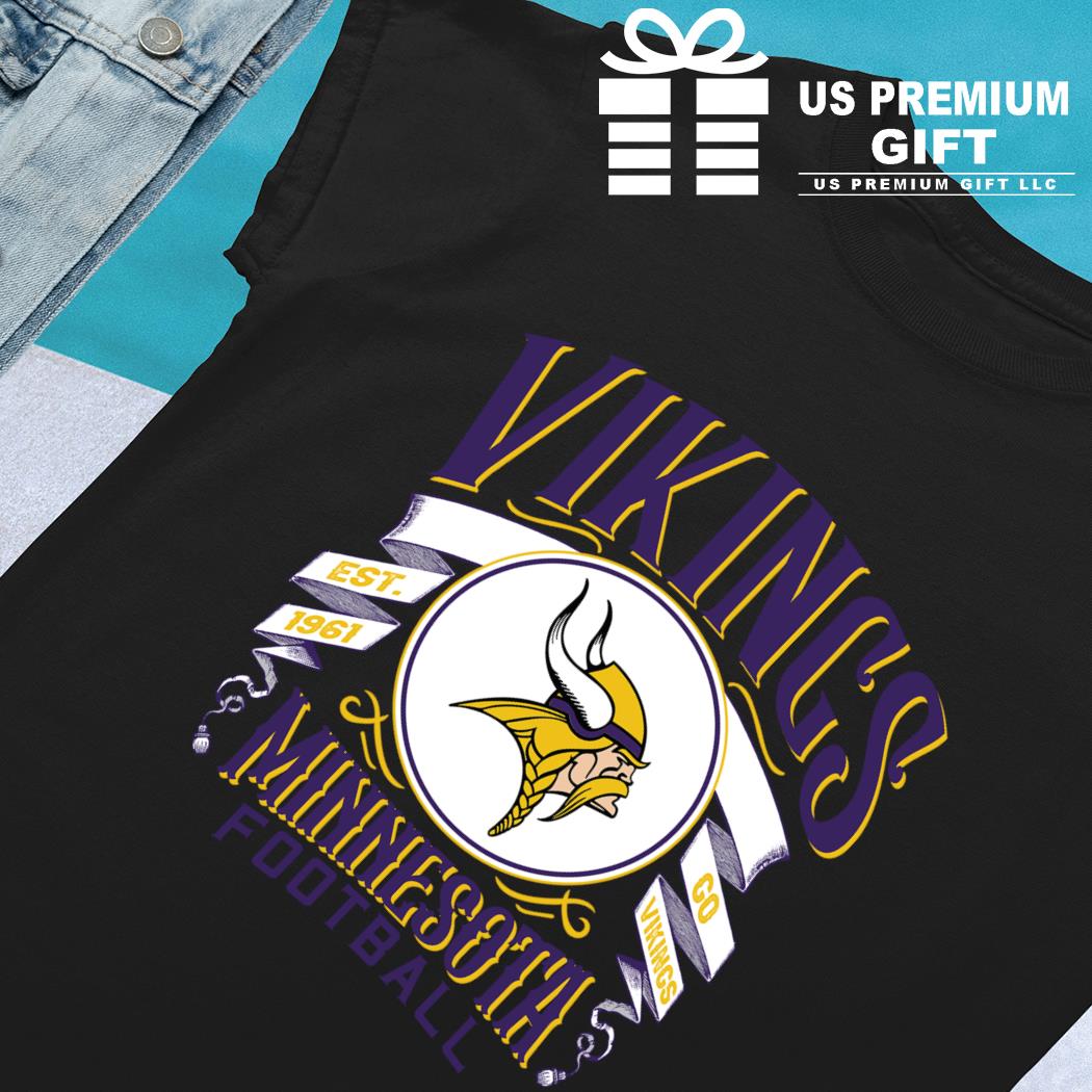 Minnesota Vikings football est 1961 go Vikings logo shirt, hoodie, sweater  and v-neck t-shirt