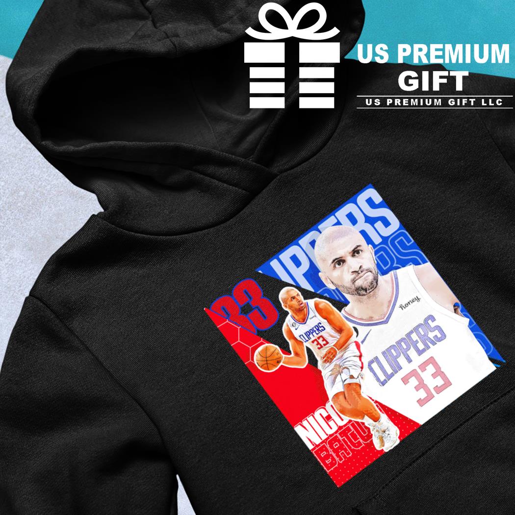 Nicolas Batum 33 Los Angeles Clippers basketball player poster shirt,  hoodie, sweater, long sleeve and tank top