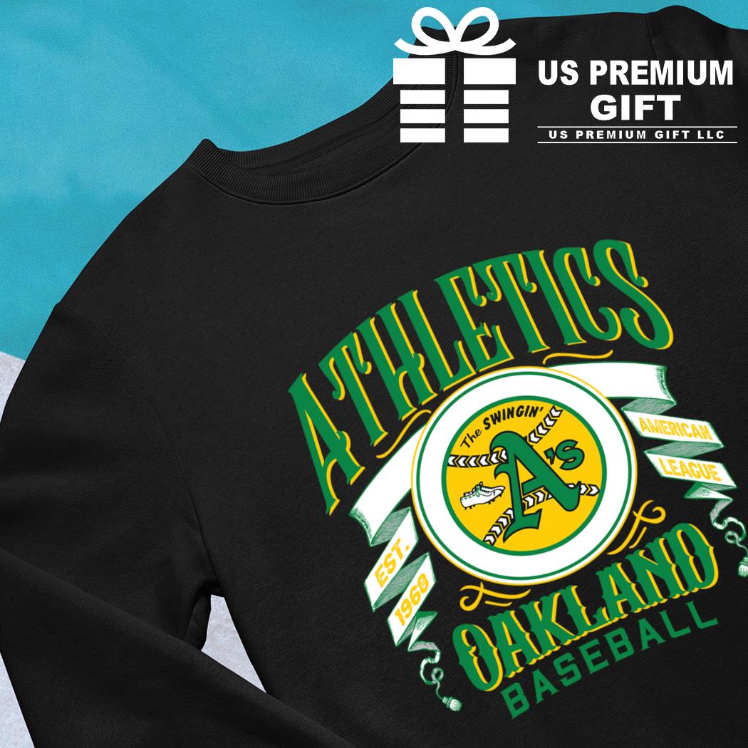 Oakland Athletics baseball est. 1968 American league logo shirt, hoodie,  sweater, long sleeve and tank top