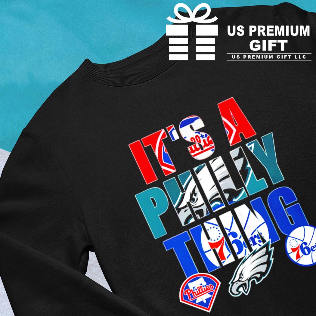 Logo philadelphia eagles it's in my DNA phillies flyers 76ers eagles shirt,  hoodie, sweater, long sleeve and tank top