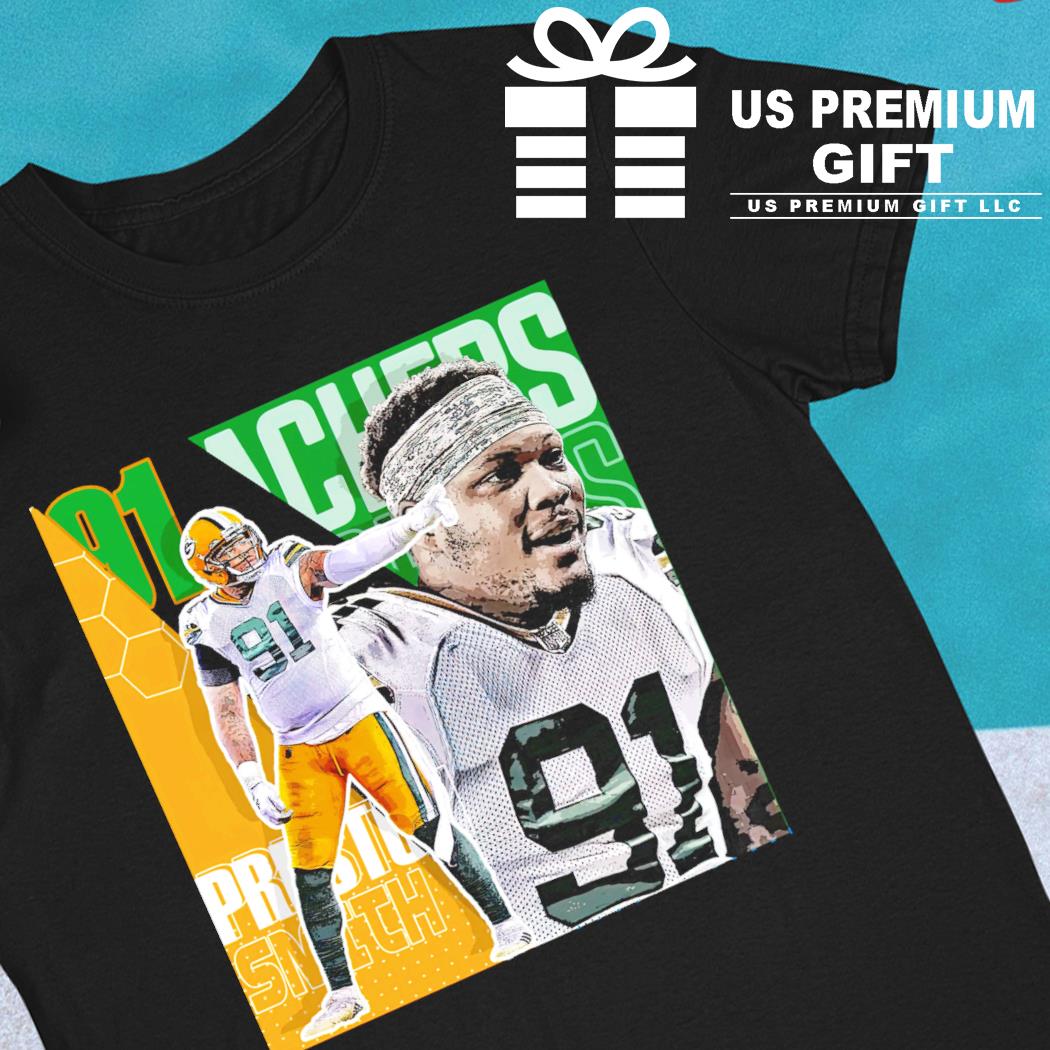 Preston Smith 91 Green Bay Packers football player poster shirt, hoodie,  sweater, long sleeve and tank top