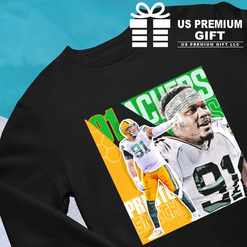 Preston Smith 91 Green Bay Packers football player poster shirt, hoodie,  sweater, long sleeve and tank top