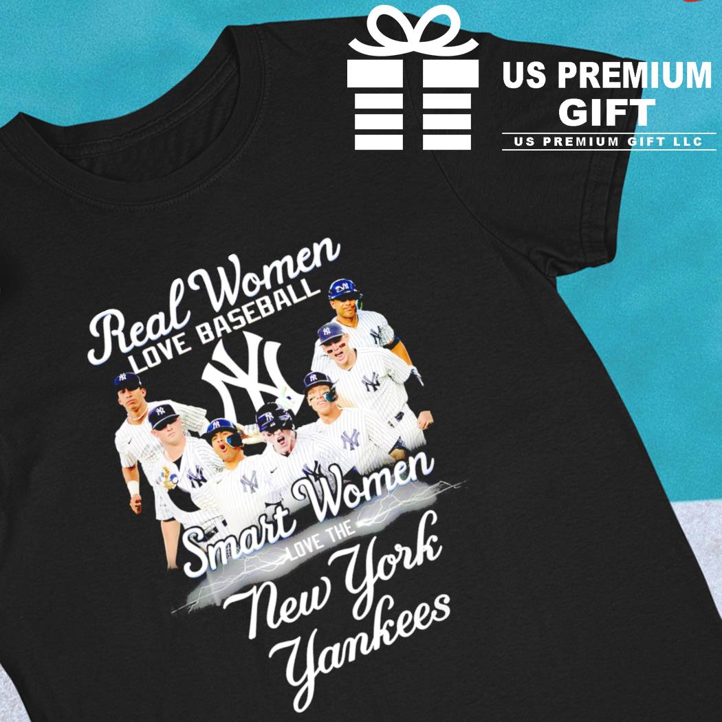 Real women love baseball smart women love the New York Yankees shirt -  Guineashirt Premium ™ LLC