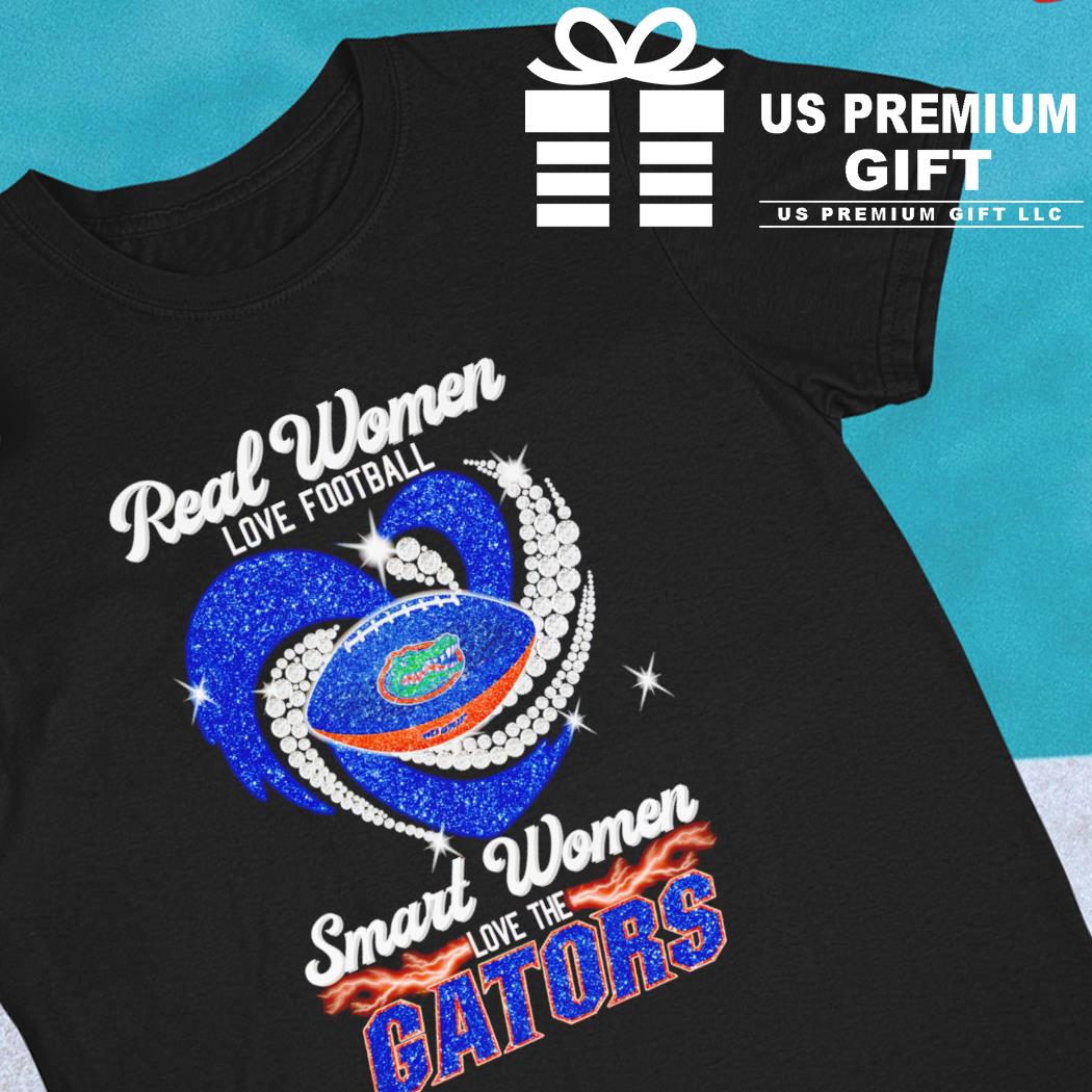 Real women love football smart women love the Florida Gators heart logo  shirt, hoodie, sweater, long sleeve and tank top