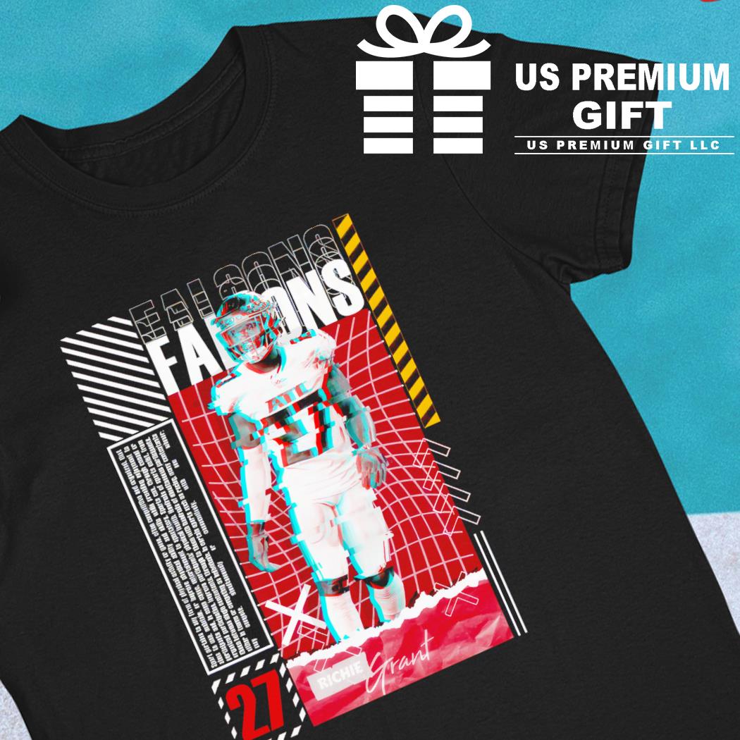 Richie Grant 27 Atlanta Falcons football player glitch poster shirt,  hoodie, sweater, long sleeve and tank top