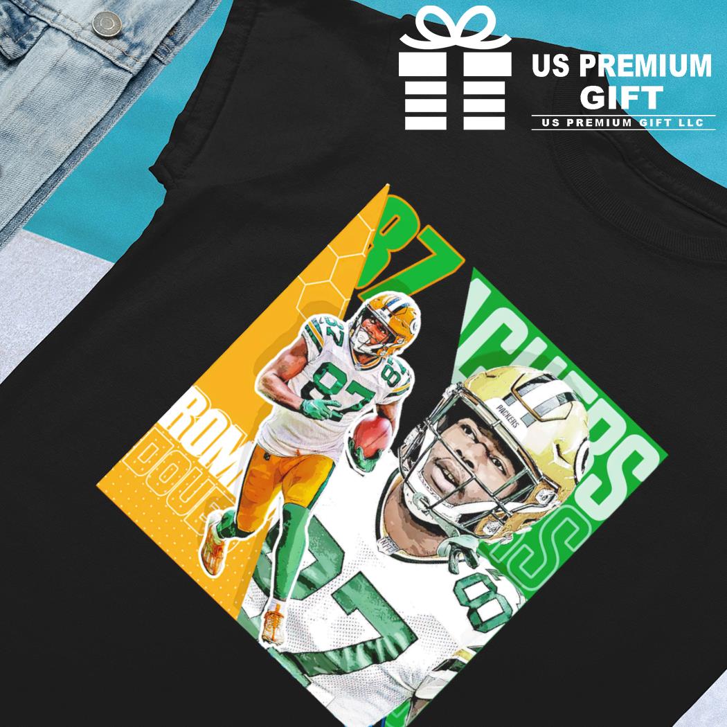 Romeo Doubs Shirt  Green Bay Packers Romeo Doubs T-Shirts - Packers Store