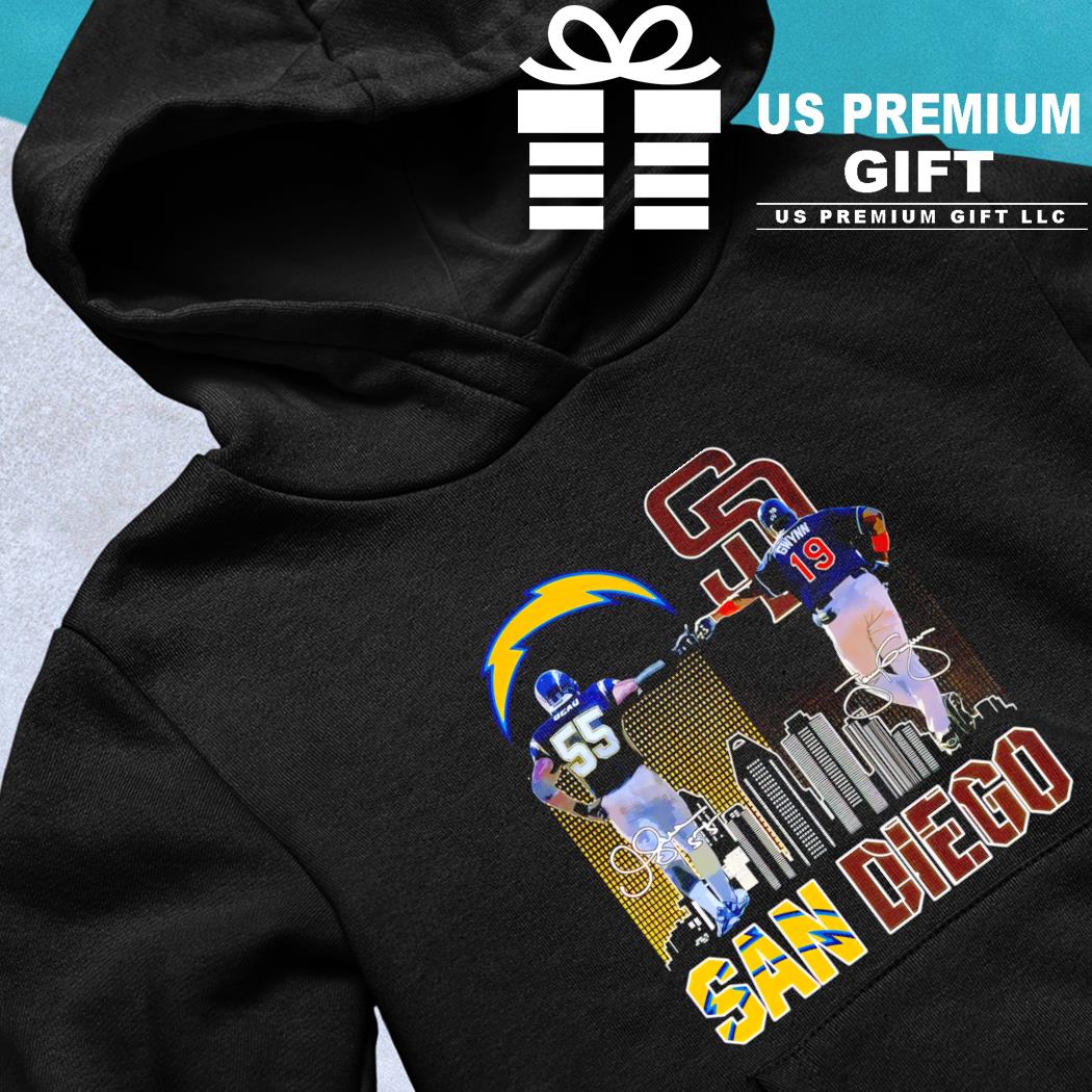 San Diego Junior Seau vs Tony Gwynn Skyline 2023 Signatures shirt, hoodie,  longsleeve, sweatshirt, v-neck tee