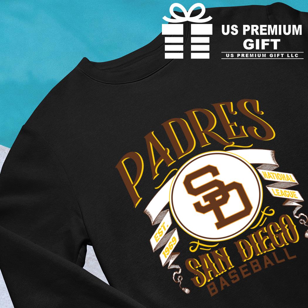 Official San Diego Padres EST 1969 Vintage Baseball T-Shirt