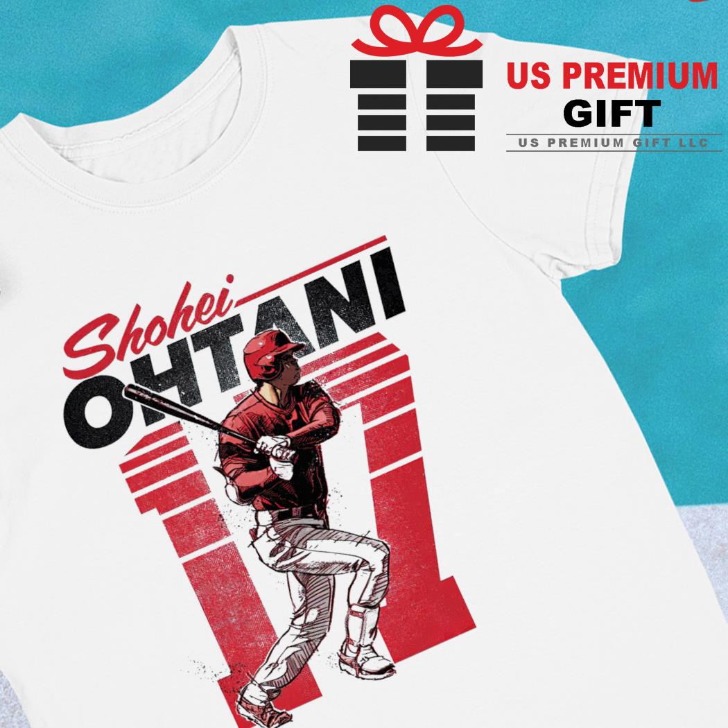 Men's Shohei Ohtani Navy Los Angeles Angels Player T-Shirt