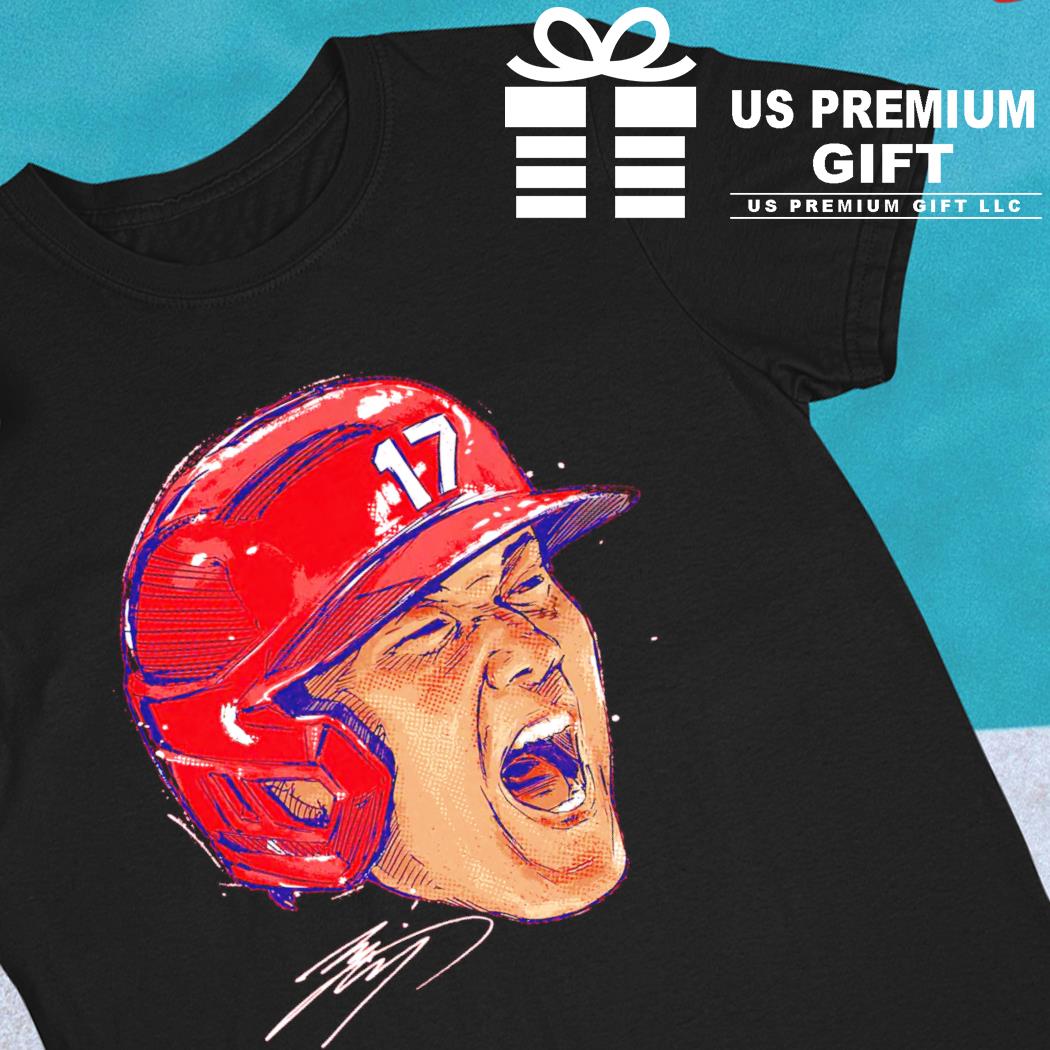 Shohei Ohtani 17 Los Angeles Angels baseball signature logo shirt