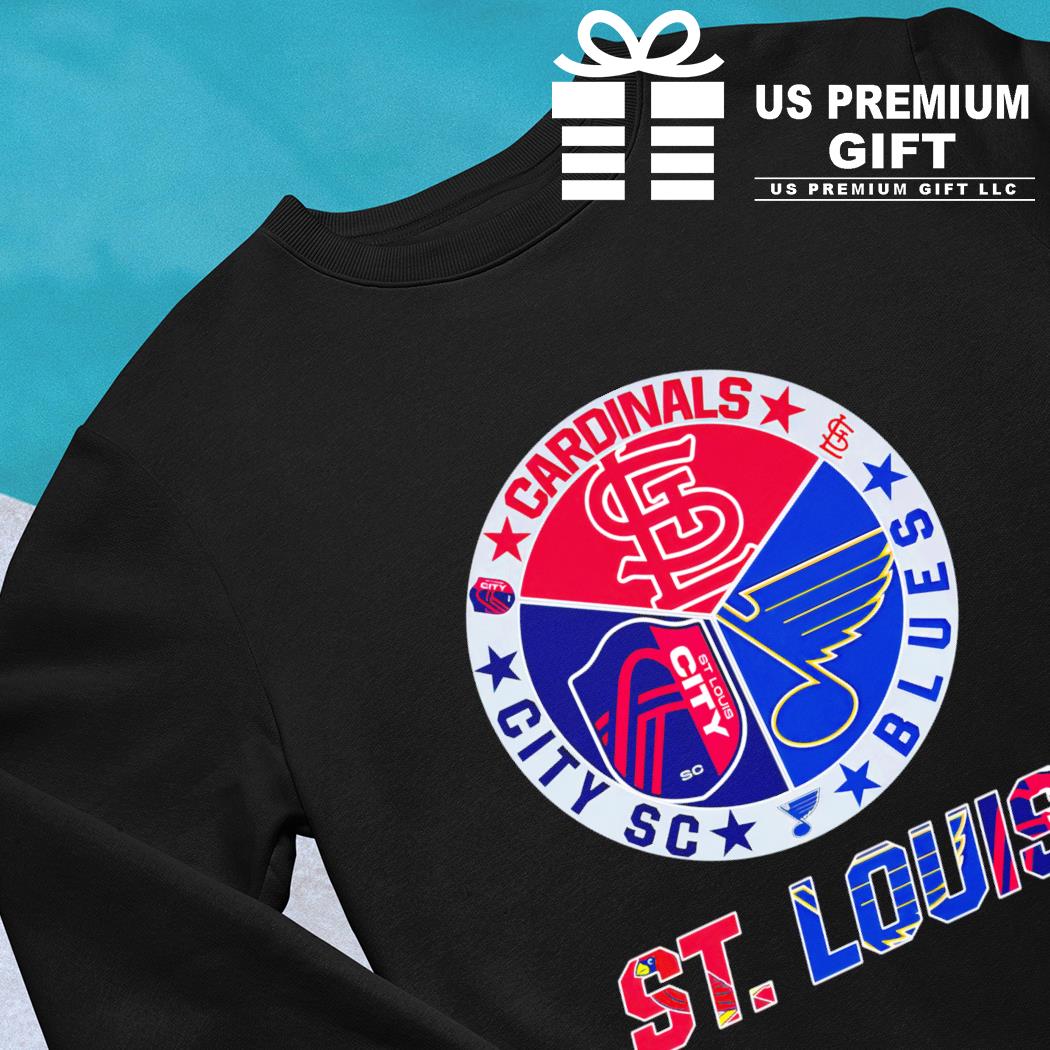 2023 St Louis Sports Teams Cardinals Blues And City Fc Shirt, hoodie,  sweater, long sleeve and tank top