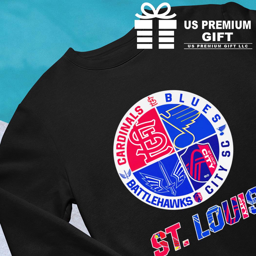 Heart St Louis Blues and St Louis Cardinals shirt, hoodie, sweater, long  sleeve and tank top