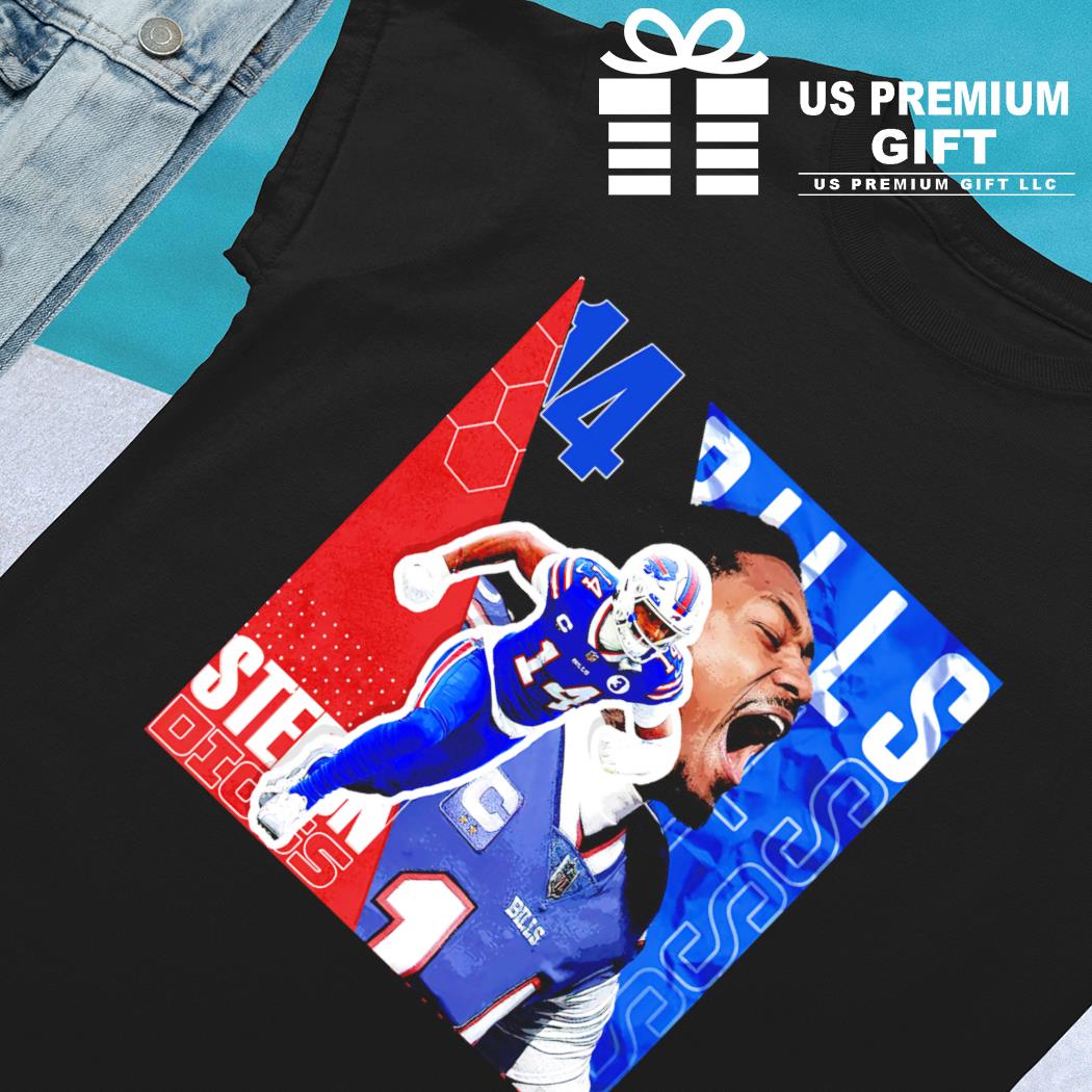 Stefon Diggs Shirt, Buffalo Football Men's Cotton T-Shirt