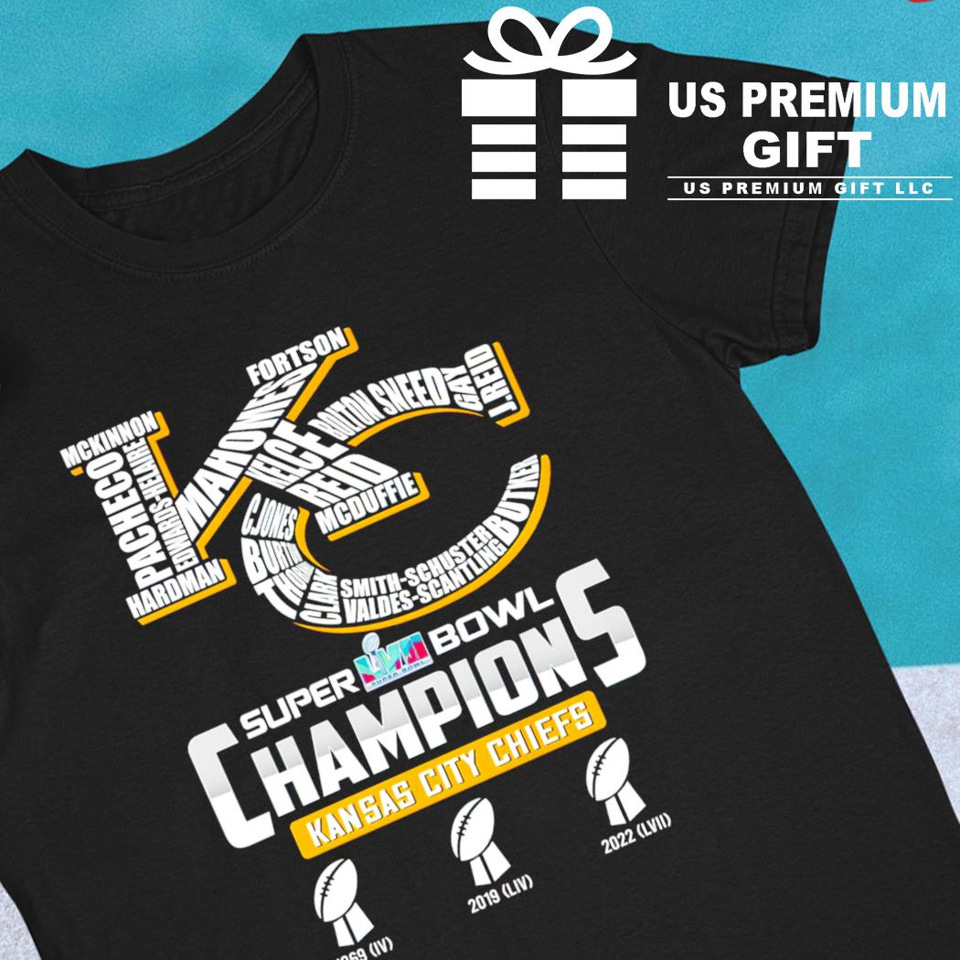 Official kansas City Chiefs Super Bowl Champions 1969 And 2019 And 2022  T-Shirt, hoodie, sweater, long sleeve and tank top