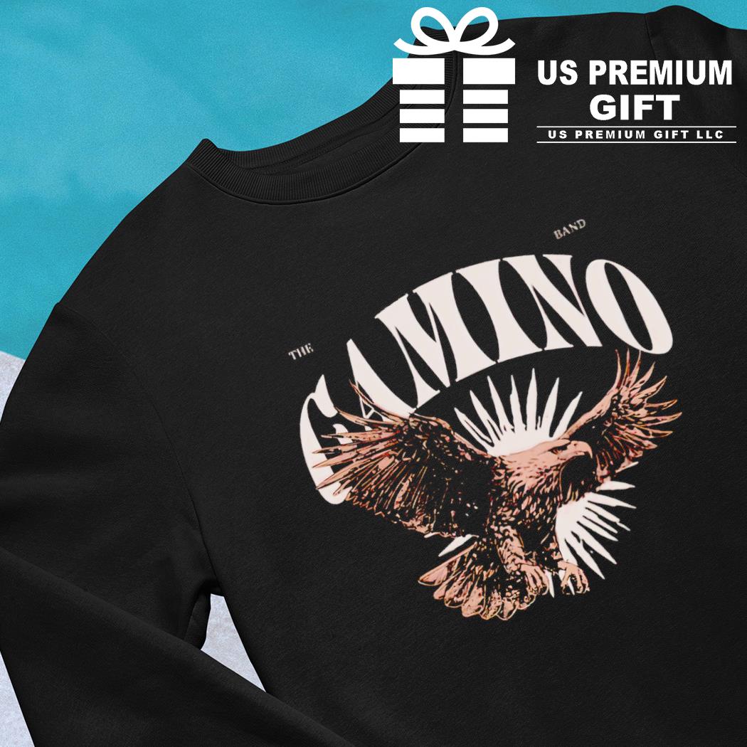 The band camino eagle typography logo shirt, hoodie, sweater, long sleeve  and tank top