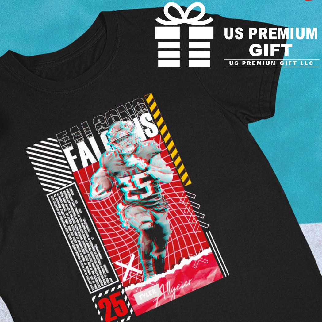 Tyler Allgeier 25 Atlanta Falcons football player glitch poster shirt,  hoodie, sweater, long sleeve and tank top