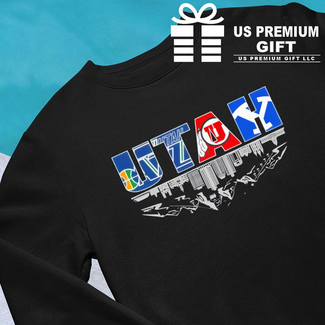 Utah Skyline Sports Teams T-shirt Hoodie